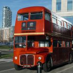 MPA-branded transfer red double-decker bus